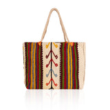 Aster Flower Jute Bag