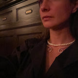 Volute Silver Collar