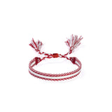 Double Spike Woven Bracelets