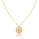 Samas Disk Chain Necklace