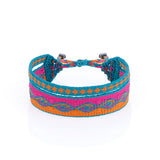 Woven Bracelet Combos - Cotton Candy Orange