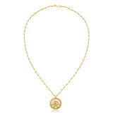 Samas Disk Chain Necklace