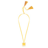 Yellow Ishtar Pillow Necklace