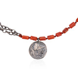Pegasus Coral Cord Necklace