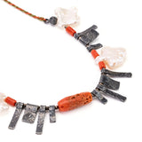 Amulet Coral Cord Necklace