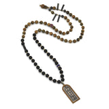 Holy Mountain Mala Necklace Green Sandalwood