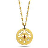 Samas Disk Chain Necklace