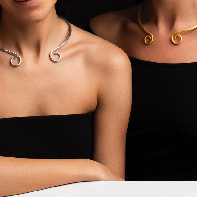 Volute Gold Collar