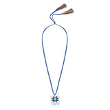 Blue Ishtar Pillow Necklace