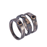 Scorpion Trio Yellow Gold Ring